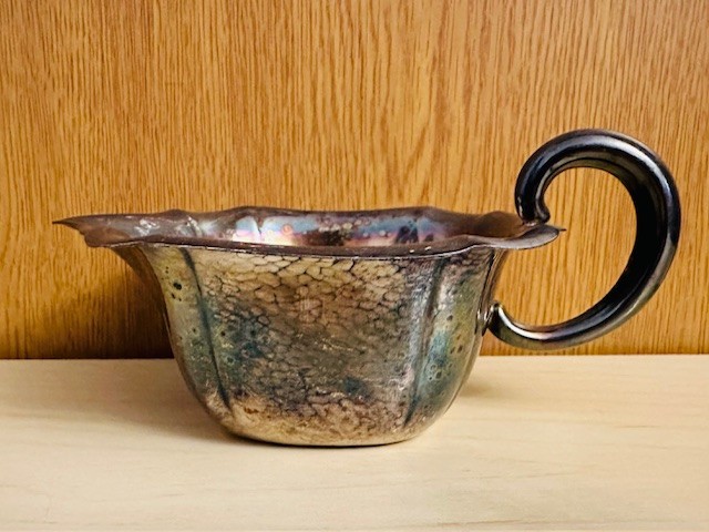LETIERA DIN METAL ARGINTAT H6,5CM