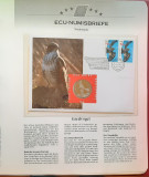 Ecu-Numisbrief, pagina numismatica filatelica, 1995, Olanda - B 4375, Europa
