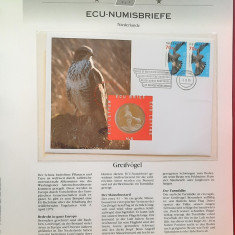 Ecu-Numisbrief, pagina numismatica filatelica, 1995, Olanda - B 4375