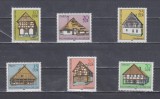 A12 S4 3 - Timbre foarte vechi - Fosta Germanie Democrata - DDR - cabane, Germania, Arhitectura, Nestampilat
