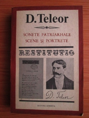 D. Teleor - Sonete patriarhale. Scene si portrete (1981) foto