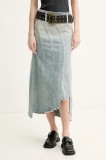 Miss Sixty fustă din bumbac denim mini, drept, 6S1KJ58800