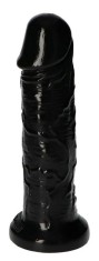 Dildo Italian Cock Negru 25 cm foto
