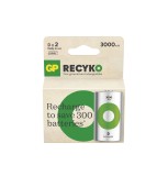 Set 2 baterii reincarcabile D/R20 Ni-MH GP ReCyko 3000mAh