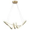 Candelabru led 24w 3000k 72x30x100cm - auriu, V-TAC