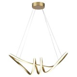 Candelabru led 24w 3000k 72x30x100cm - auriu