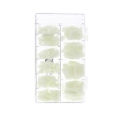 Unghii false 500 bucati, culoare alba