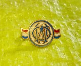 H01- I-Insigna DRAGO Parasutisti Paris Franta veche probabil interbelica alama aurita si emailata in stare buna. Marimi: 2,2/ 1,2 cm.