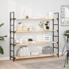 VidaXL Rafturi suspendate 3 buc. 160x30x2cm lemn masiv acacia netratat