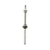 Surub distantier M10x200 mm cu garnitura pentru acoperis tabla cutata