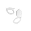Capac WC Universal Slim Sepio, Inchidere Silentioasa, Duroplast, 35.7x44.3 cm, Compatibil Cersanit Roca