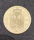 Moneda 5 lei 1930 Heaton