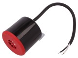 Semnalizator piezoelectric MPM SPD-1A, 90-250V AC, 110dB, Negru-Rosu