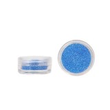 Pudră nail art - albastru cu sclipici, INGINAILS