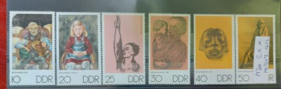 TS21 - Timbre serie DDR - 1970 Mi1607-12 Nestampilat foto