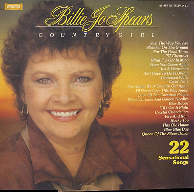 VINIL Billie Jo Spears &amp;lrm;&amp;ndash; Country Girl - VG - foto