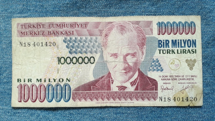 1000000 Lire 1970 Turcia / Lira