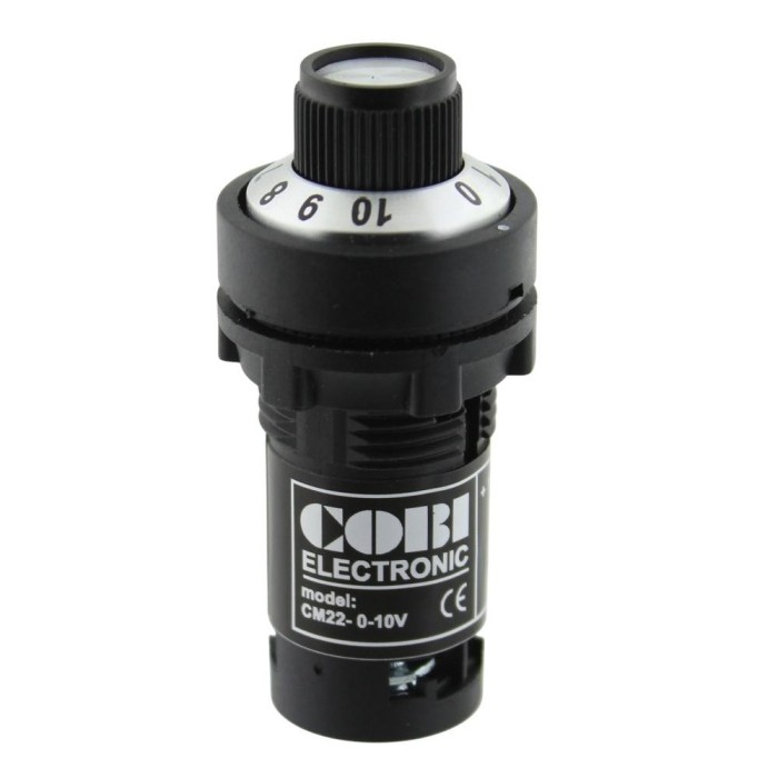 Potentiometru, COBI ELECTRONIC, CM22-0-10V, T112455