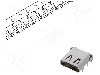 Conector USB C, versiune USB 3.1, in unghi 90&deg;, LUMBERG - 2436 02