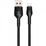 Cablu Date si Incarcare USB la USB Type-C XO Design NB55, 5A, 1 m, Negru