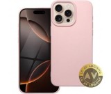 Husa iPhone 15, OEM Skin Roz, Back Cover, Ultrasubtire, Silicon, Rezistenta la Zgarieturi