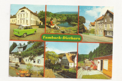 SG1 - Carte Postala - Germania-DDR-Tambach, Dietharz . Kr. Gotha, Circulata 1984 foto