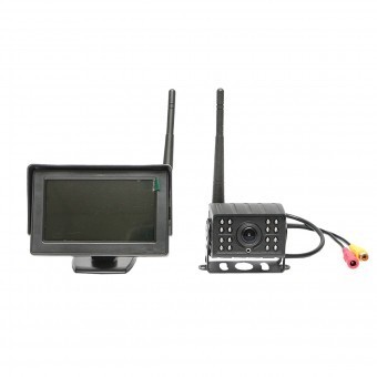 Camera marsarier wireless cu vedere nocturna display 12V foto