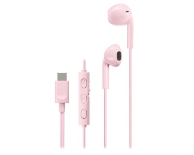 Casti JVC HA-FR17UC-P-U, Cu Fir, In-Ear, Microfon, USB-C, roz foto