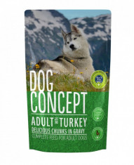 Dog Concept hrana umeda caini cu Curcan 100 gr (4+1) foto