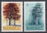 Belgia 1970 - Flori - Copaci - Anul Protecției Naturii, MNH