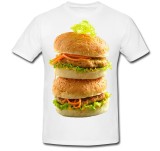 Cumpara ieftin Tricou &quot; 2 x burger &quot;