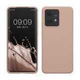 Husa Kwmobile pentru Motorola Edge 40 Neo, Roz deschis, Silicon, KWM000022NV005C, Carcasa