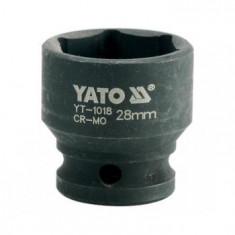 Cheie tubulara hexagonala de impact prindere patrat 1/2 28 mm YATO
