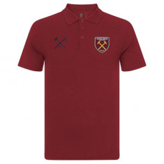 West Ham United tricou polo Crest claret - XXL