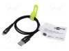 Cablu USB 2.0 Goobay Apple Lightning - USB A, 0.5m, negru