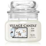 Village Candle Pure Linen lum&acirc;nare parfumată (Glass Lid) 262 g
