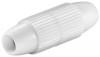 Conector Extensie Cablu Coaxial Goobay, Plastic Alb, Conectare/Extindere Cabluri