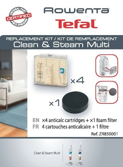 ROWENTA Clean&amp;Steam Multi set 4 cartuse anticalcar si filtru
