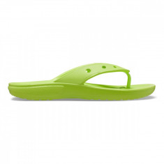 Șlapi Crocs Classic Flip Verde - Limeade