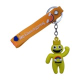 Breloc Rainbow Friends Yellow Roblox Silicon 6.5cm, Copii 3+, Chei, Ghiozdan