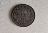 Rom&acirc;nia - 10 bani (1867) - Heaton - monedă s176