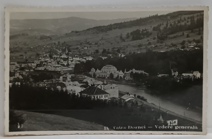 VATRA DORNEI , VEDERE GENERALA , FOTO. ORIG. FOTOFILM , CLUJ , FORMAT CARTE POSTALA , 1939