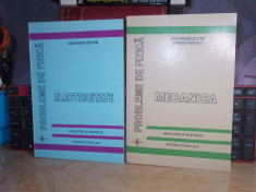 IOAN DRUICA ZELETIN - PROBLEME DE FIZICA: MECANICA + ELECTRICITATE = 2 VOL ,1995 foto