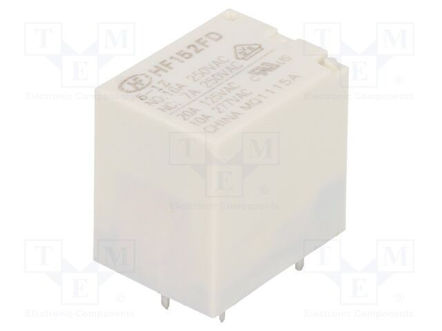 Releu electromagnetic SPDT 5V 17A pentru PCB HONGFA