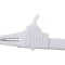 Bornă crocodil albă 30A 1kV