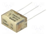 Filtru anti-interferen&Aring;&pound;e KEMET Cx 150nF Cy 4,7nF THT 12,5x16x24mm