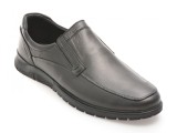 Mocasini OTTER negri, 575, din piele naturala