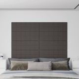 Panouri de perete 12 buc. gri &icirc;nchis 90x30 cm textil 3,24 m&sup2;