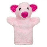 Figurina Plus Purcel Roz 28cm Teatru Papusi Copii, Jucarie Plus, Animal Plus, Baieti/Fete, 3 ani+