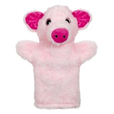 Figurină Plus Teatru, Model Purcel, Culoare Roz, Dimensiune 28cm